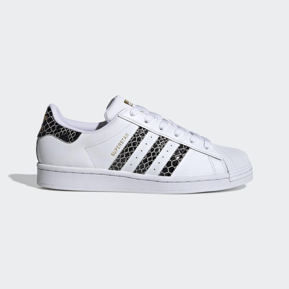 Originals Adidas Superstar Dama Romania - Albi/Negrii/Aurii Metal FV3294